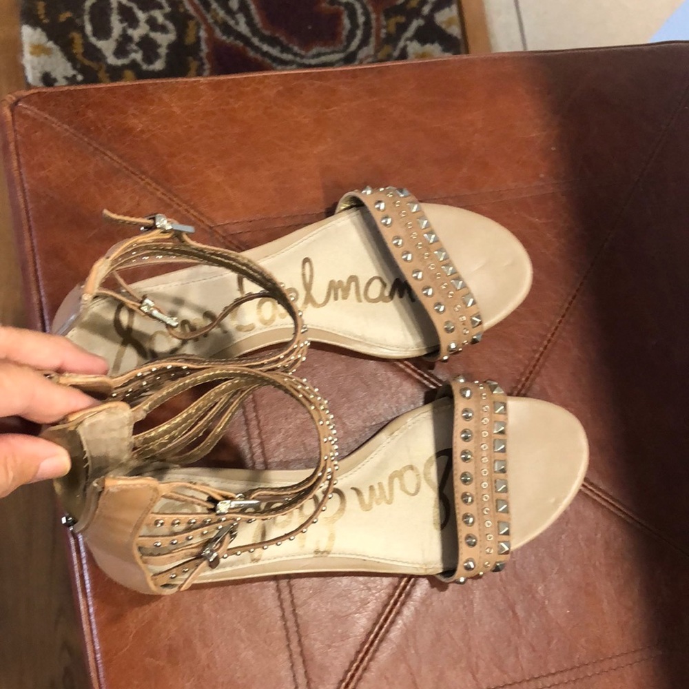 Sam Edelman women’s leather ankle sandals